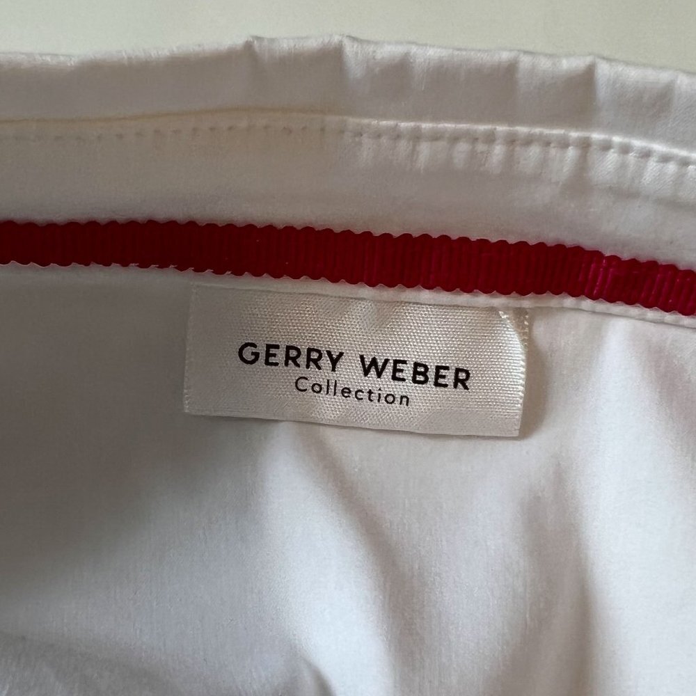 Gerry Weber white shirt with ribbon side trim Size 14 - Picture 5 of 9
